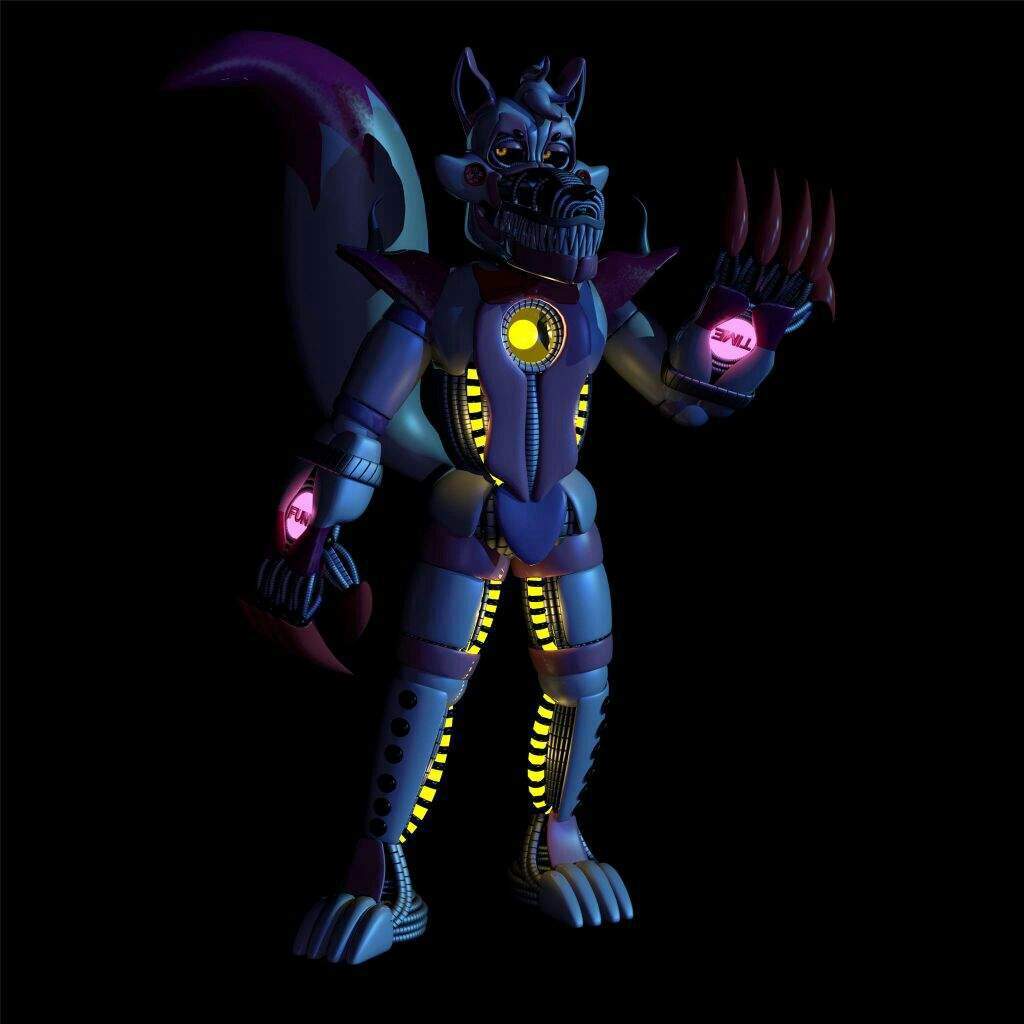 blacklight foxy blue