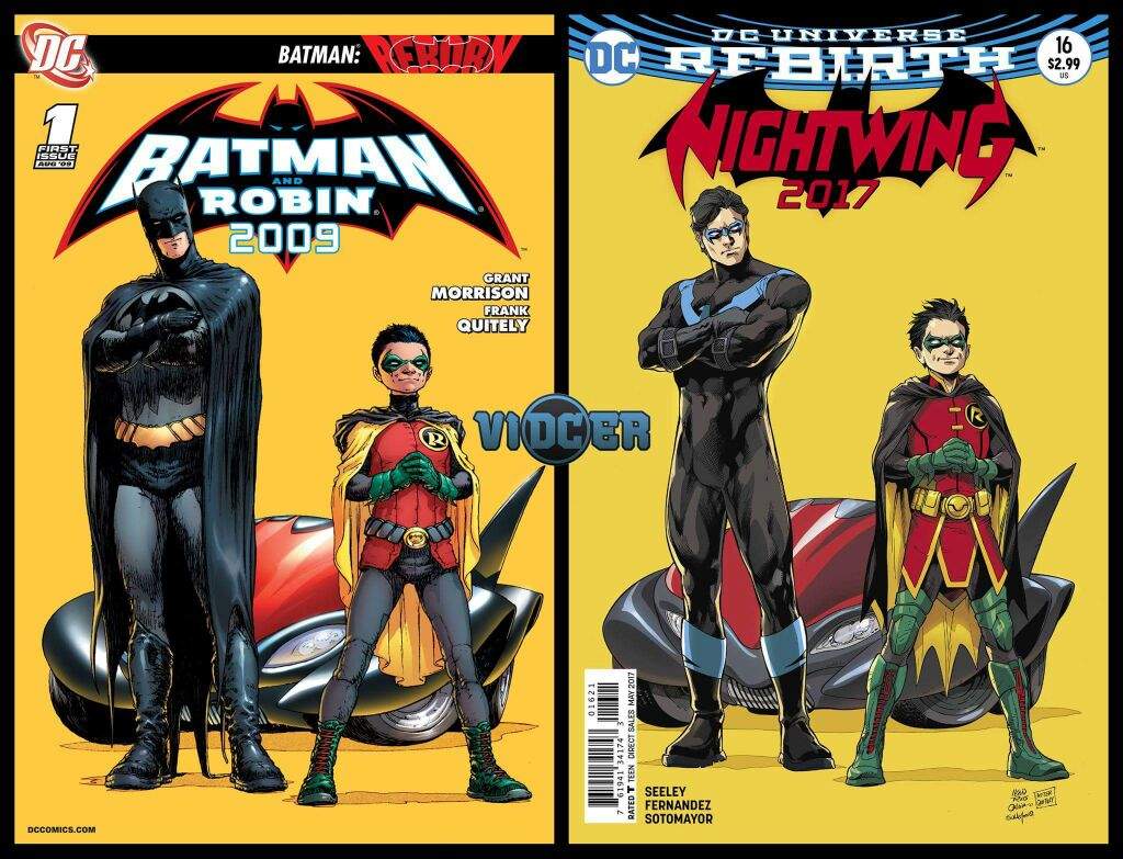 Batman/Nightwing & Robin. Portada. | •Cómics• Amino