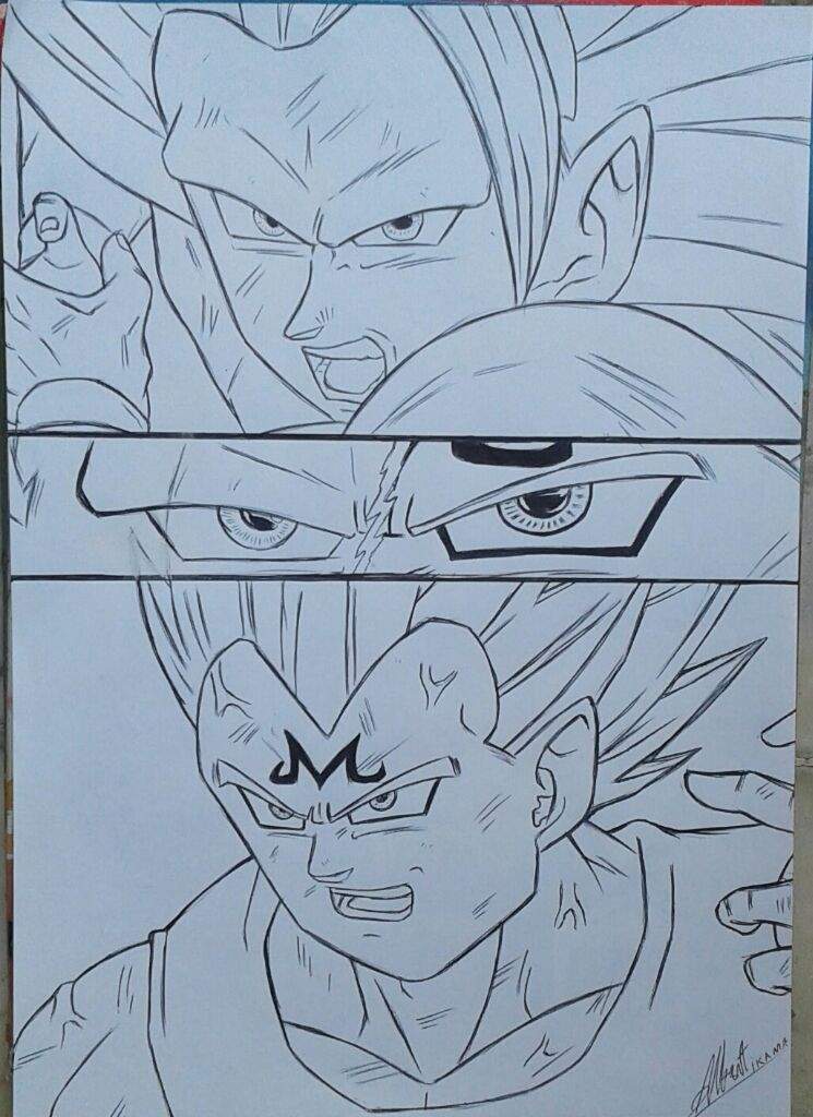 Petit Dessin De Goku Et Vegeta Anime Manga Et Dessins Amino