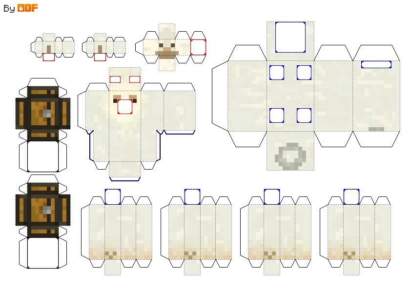 Llama papercraft | Minecraft Amino