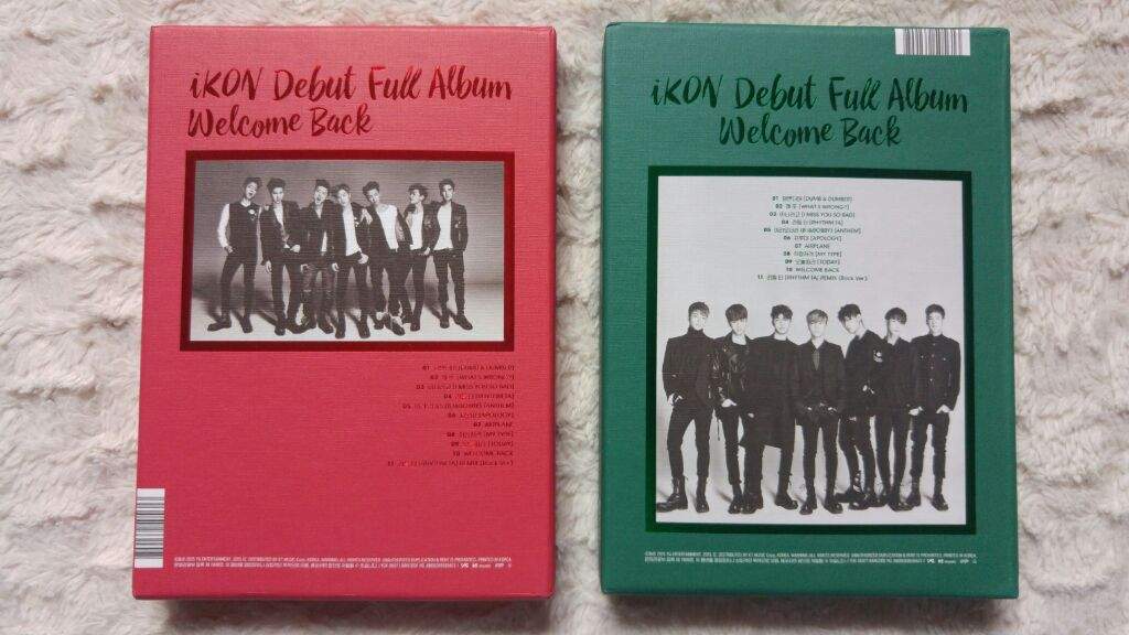 iKON Random ver. CD+Welcome Pack+Free Gift DEBUT FULL ALBUM WELCOME BACK 