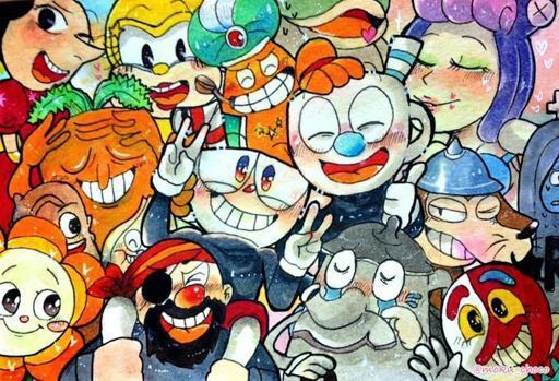 (ﾉﾟ ﾟ)ﾉ🎨 Dibujando a algunos jefes de Cuphead🎨 + Juego extra