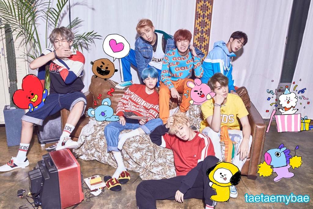 BTS Members And BT21