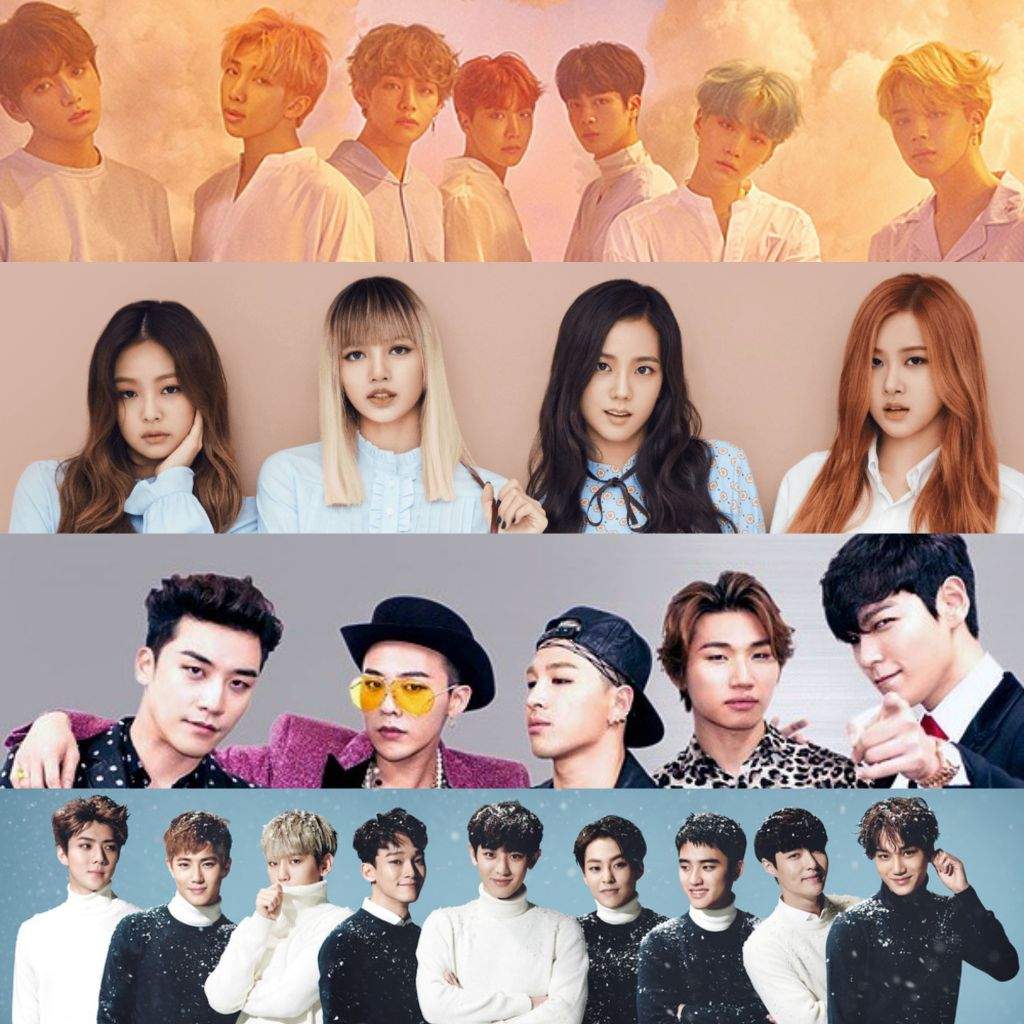 Top 4 KPOP Groups in Spotify Pt. 1 [UPDATE] | ARMY's Amino