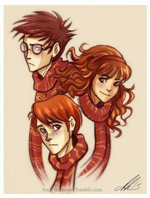 El trio de oro 👑💡⚡️ | •Harry Potter• Español Amino