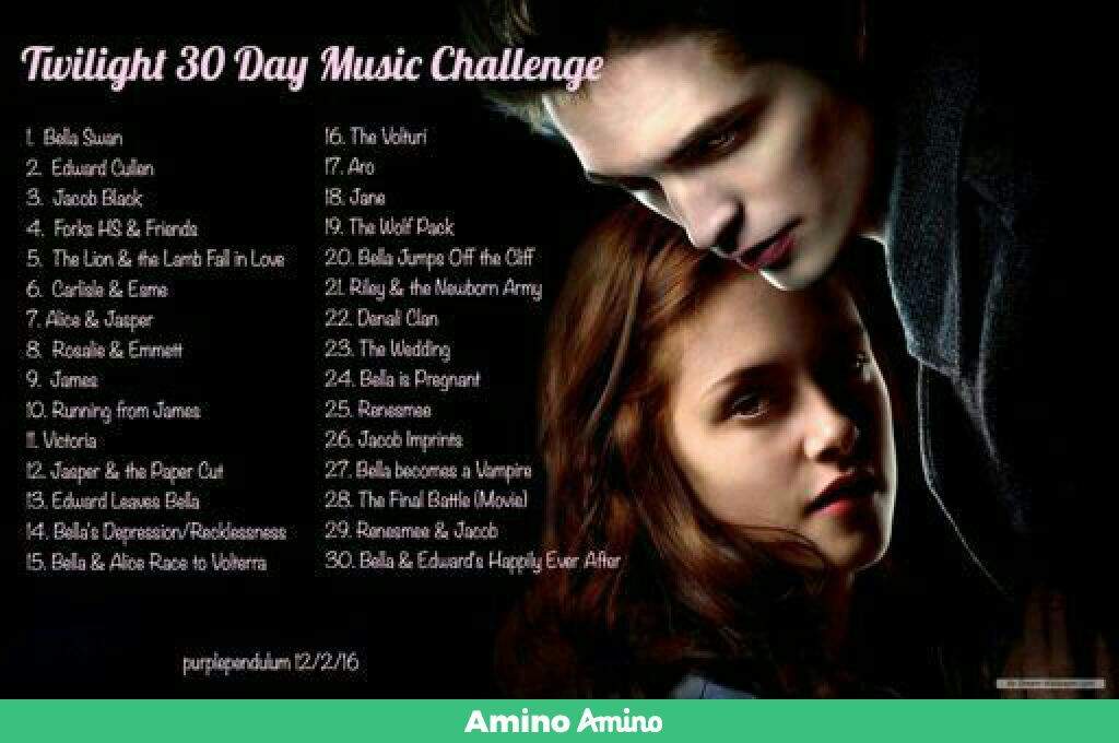 Day 2) Edward's Songs | The Twilight Saga Amino