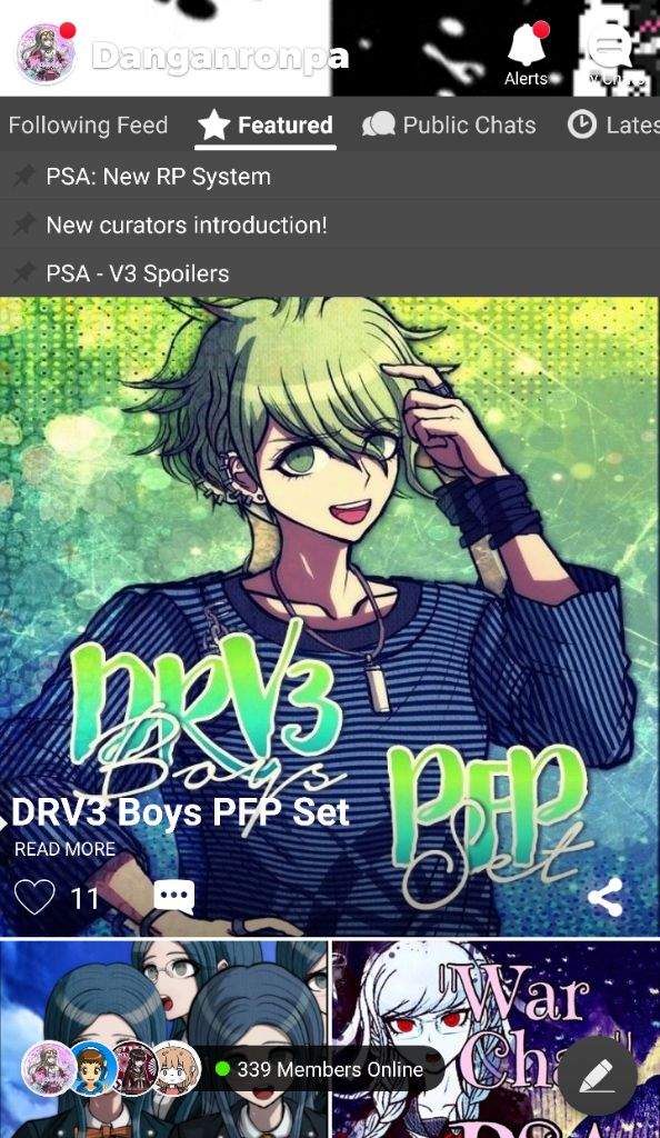 DRV3 Boys PFP Set | Danganronpa Amino