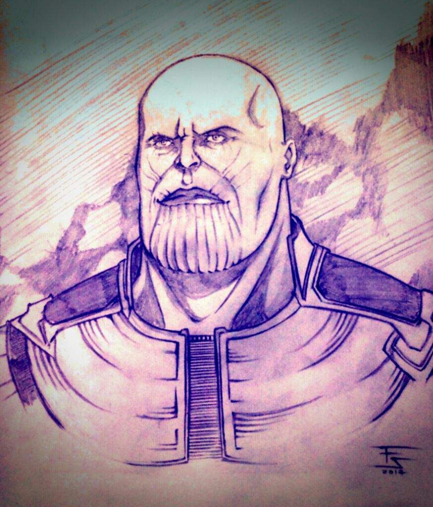 Thanos Sketch Comics Amino