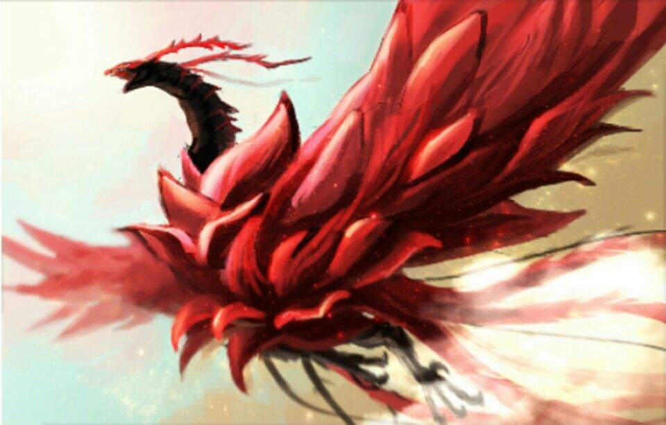 Rose anime black dragon Primitive x