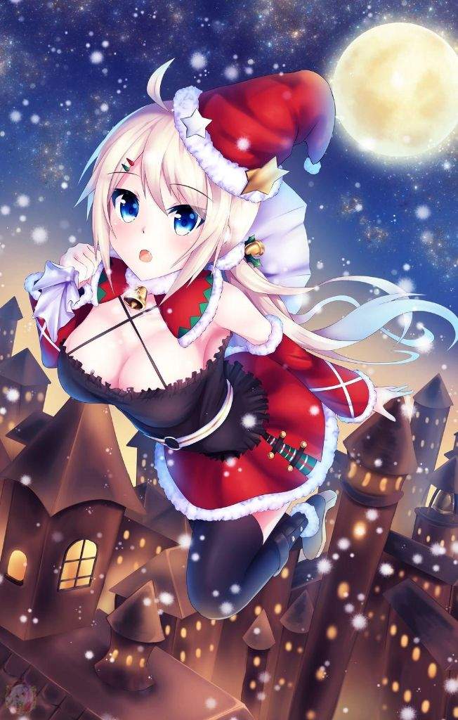 anime christmas girls part 2  anime amino