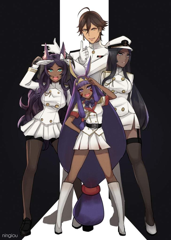 My dark skin servant team is almost complete | Fate/stay Night Amino