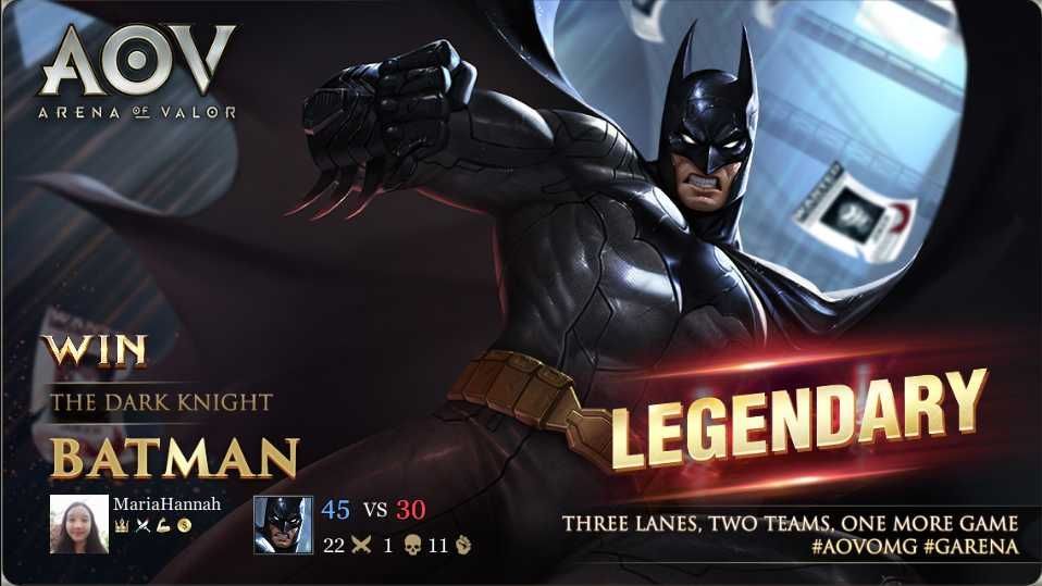 Batman kills :3 | Arena of Valor Amino Amino