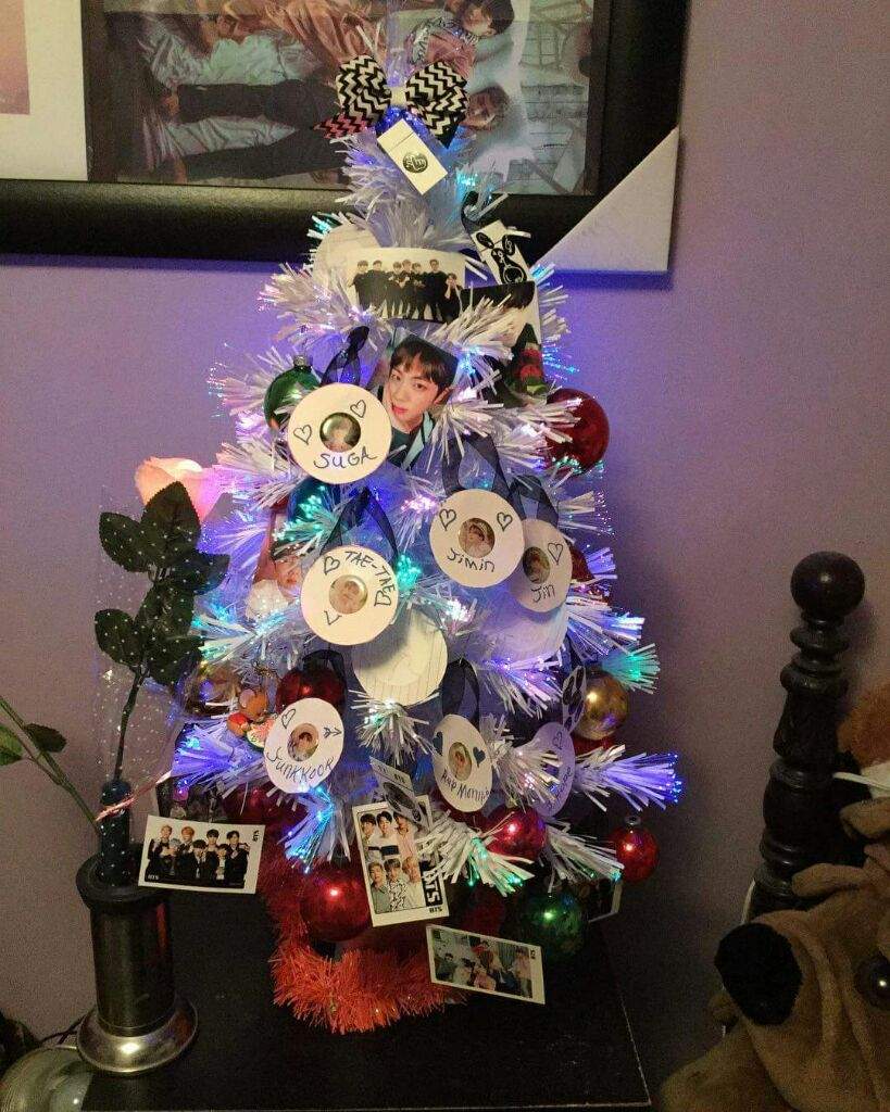 Bts Themed Christmas Tree Project Done Army S Amino