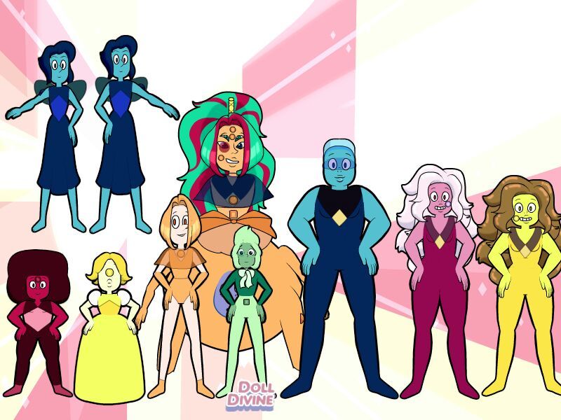 So I Tried Recreating Ammolite And Her Components In Gemsona Maker 