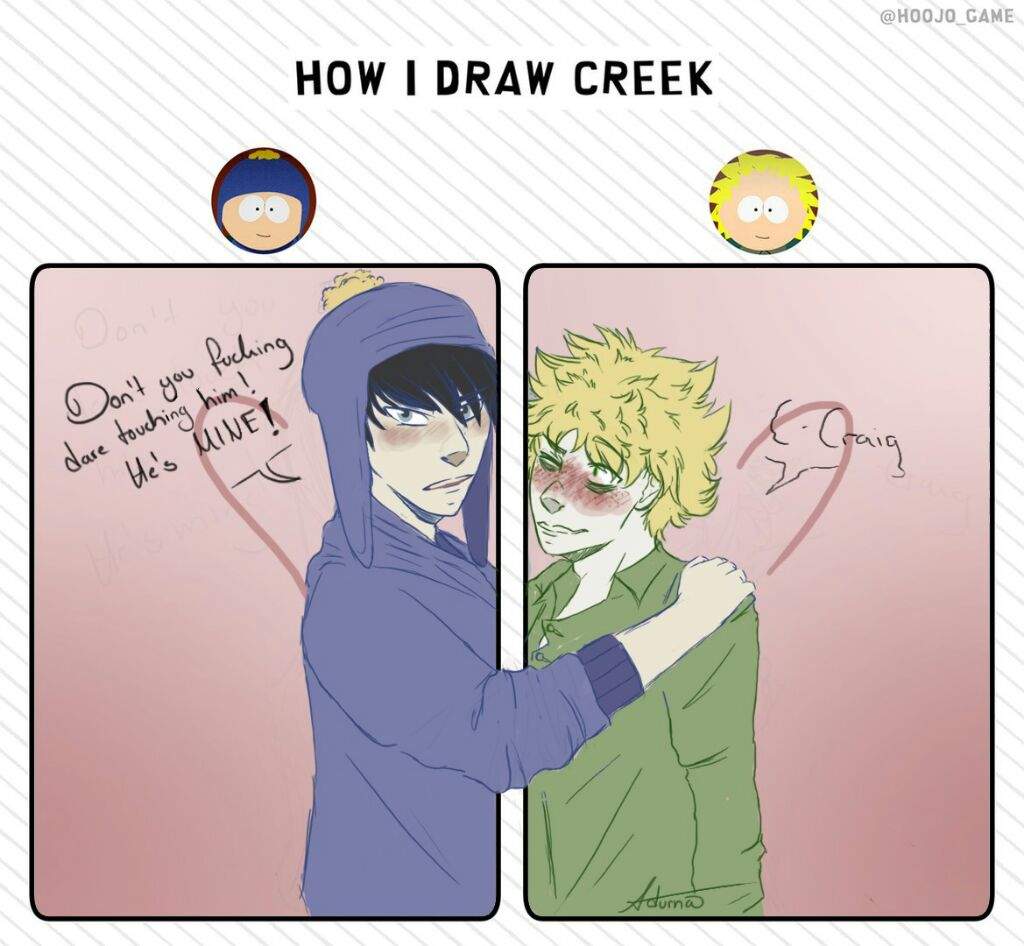 How I draw Creek | South Park Amino