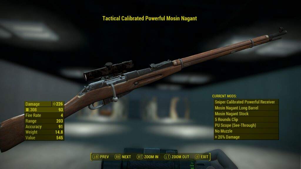 fallout 4 sniper mod