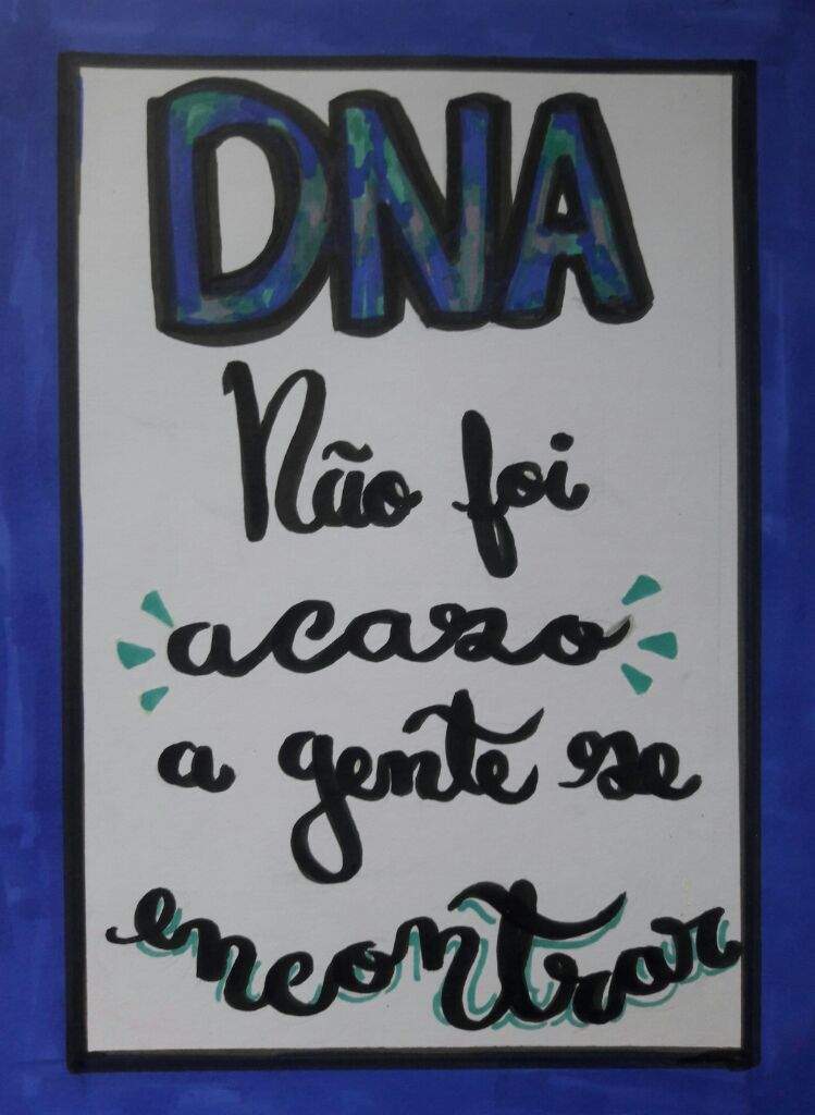 DNA | Lettering | Lufada de Criatividade Amino