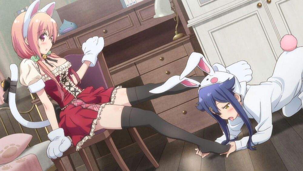 Anime foot licking