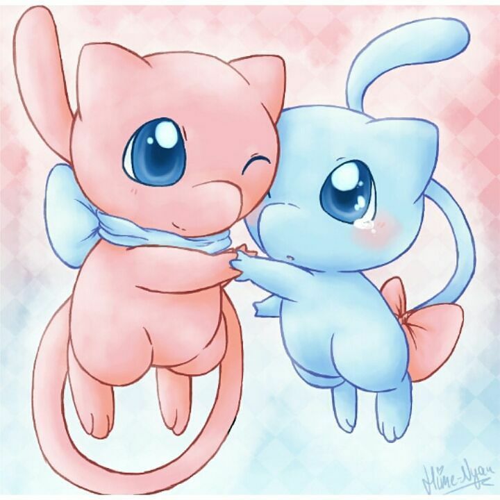 Cute Mew and Mewtwo pics | Pokémon Amino