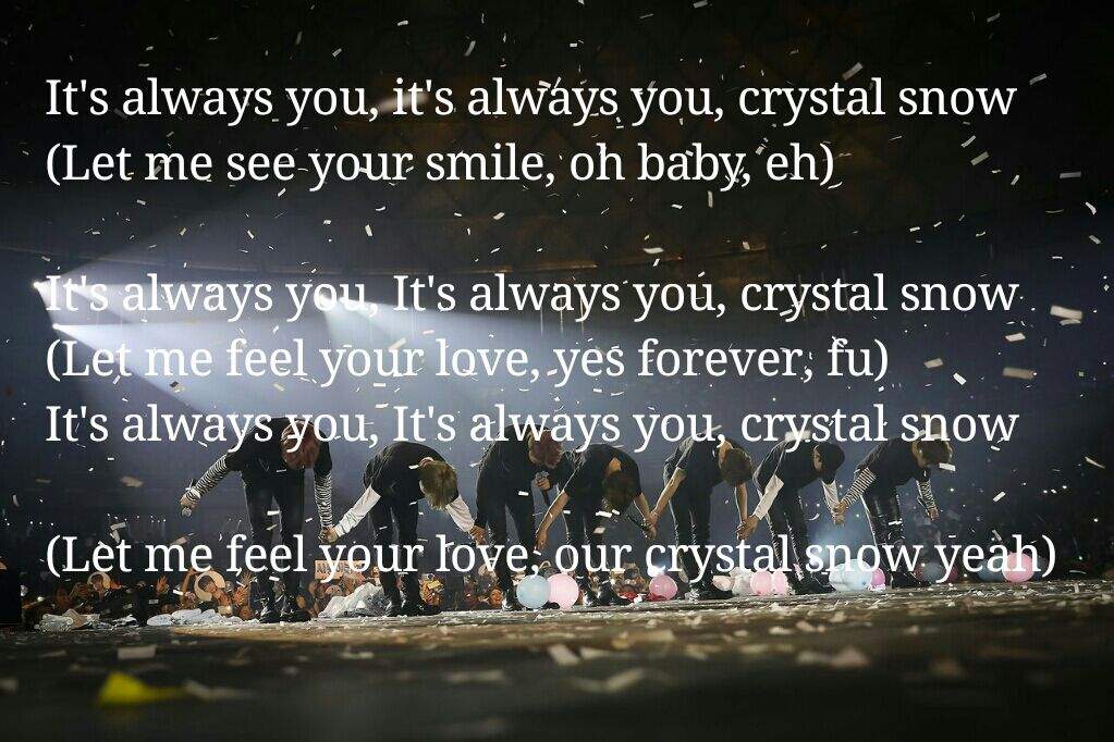 ⛄ Crystal Snow Lyrics ⛄ | BTS Amino