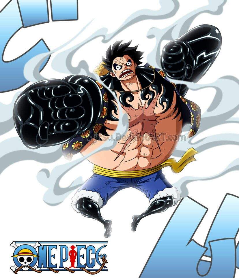 Quand Luffy Utilise Le Gear 4 Les différents forme de Gear | One Piece 🍗 Amino