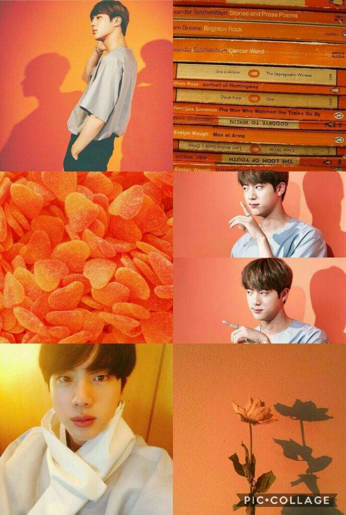 BTS orange aesthetic | BTS ARMY's Moodboards Amino