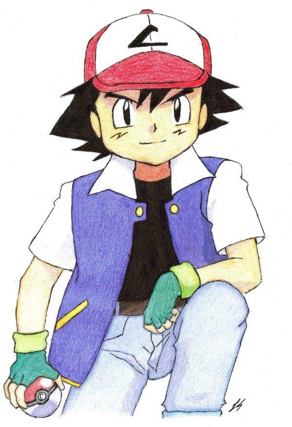 How to Draw Ash Ketchum! 