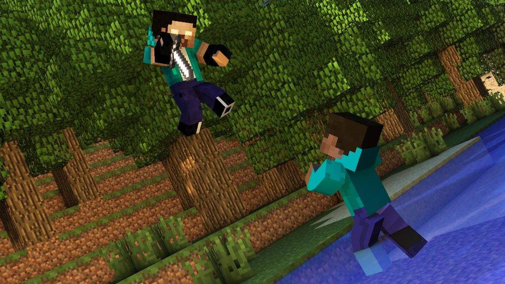 Steve Vs Herobrine | Minecraft Amino