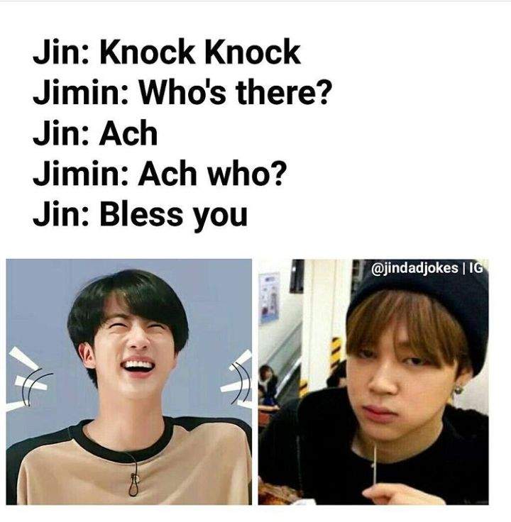 Jins Dad Jokes ~ Day-10, BTS-CC | ARMY's Amino