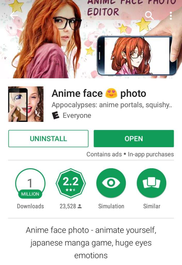 App Review || Anime Face Photo Editor | Anime Amino