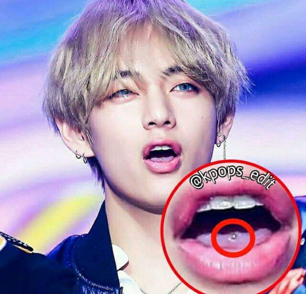 Bts Jungkook Tongue Piercing - Does BTS's Taehyung have a tongue