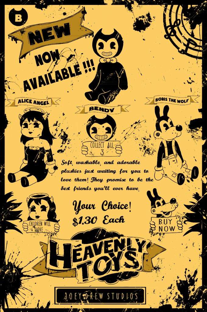 bendy heavenly toys