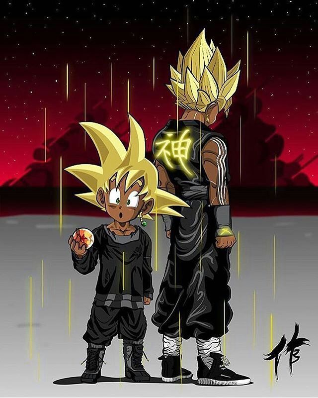 Black goku and black goten | DragonBallZ Amino