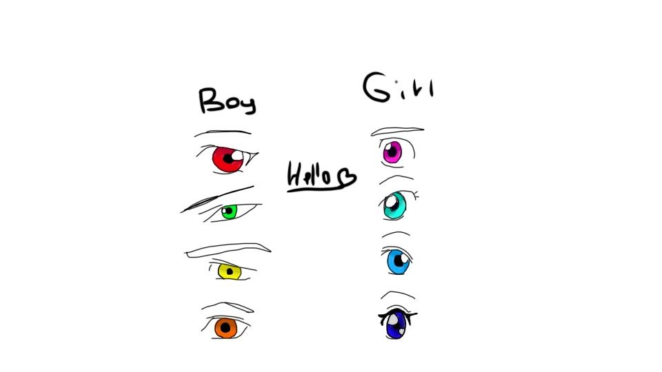 Oh..... some examples of eyes, might get useful | Glitchtale Amino