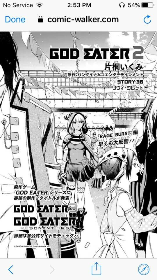 God Eater Comic God Eater Amino