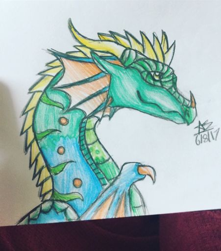 Quick Rainwing Sketch | Wings Of Fire Amino