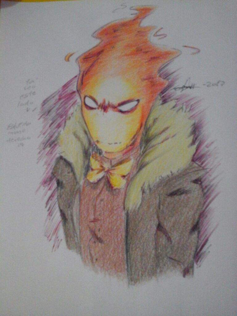 【fellswap Grillby Fanart】 Undertale Español Amino