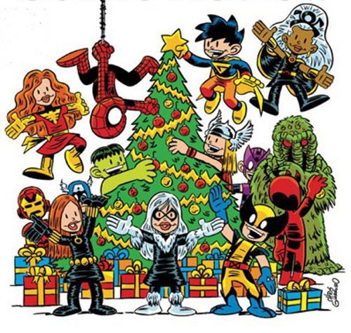 marvel xmas tree
