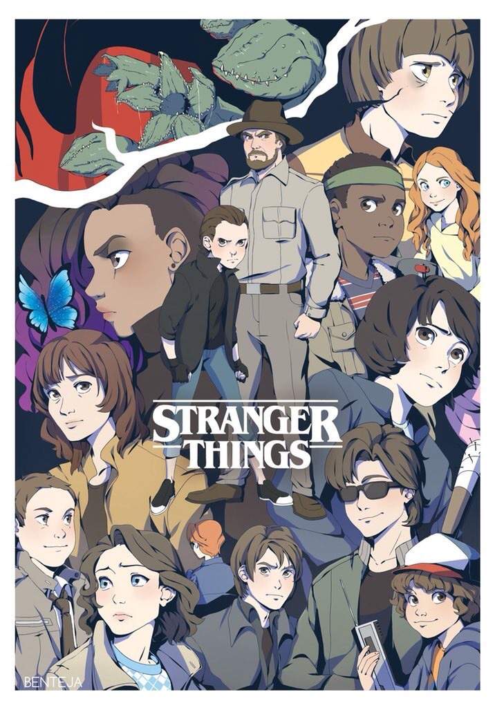 Anime style 😻♥️ by @benteja | Stranger Things Amino