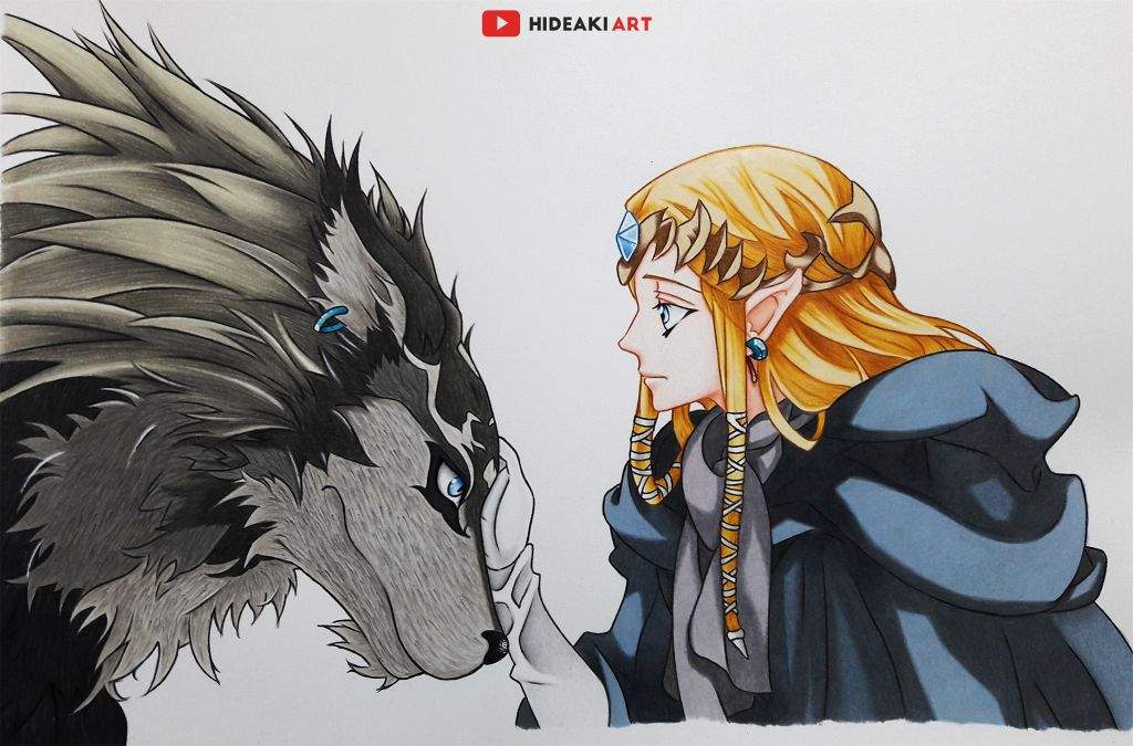 Zelda And Wolf Link Anime Art Amino