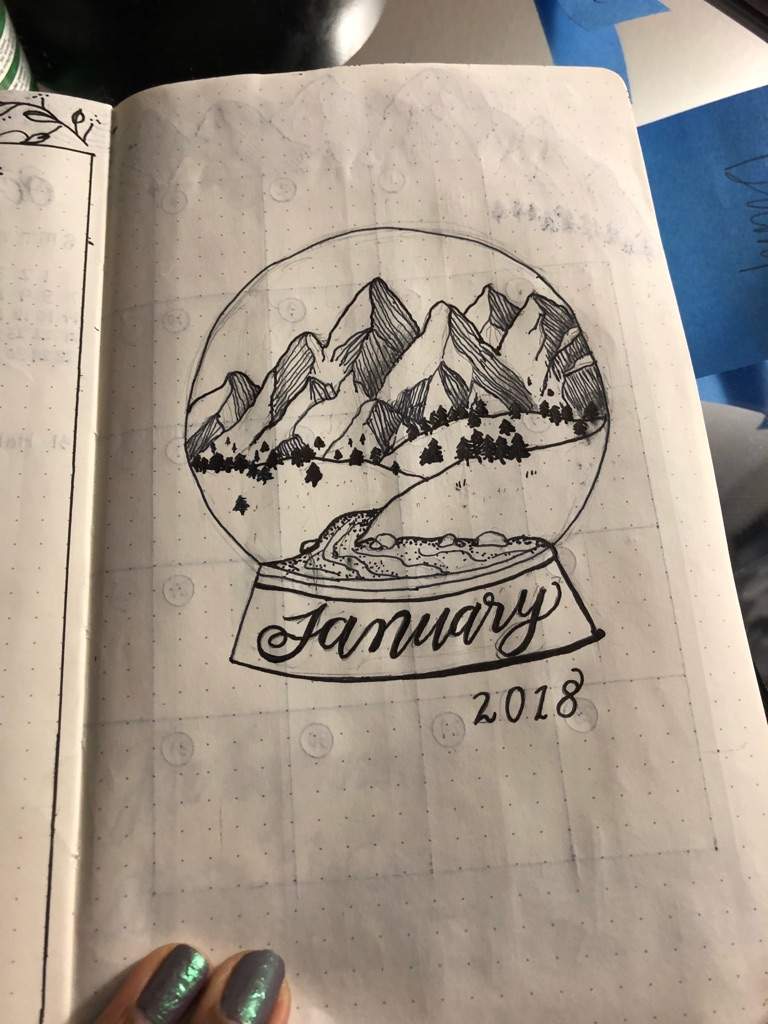 January monthy views | Bullet Journal Amino