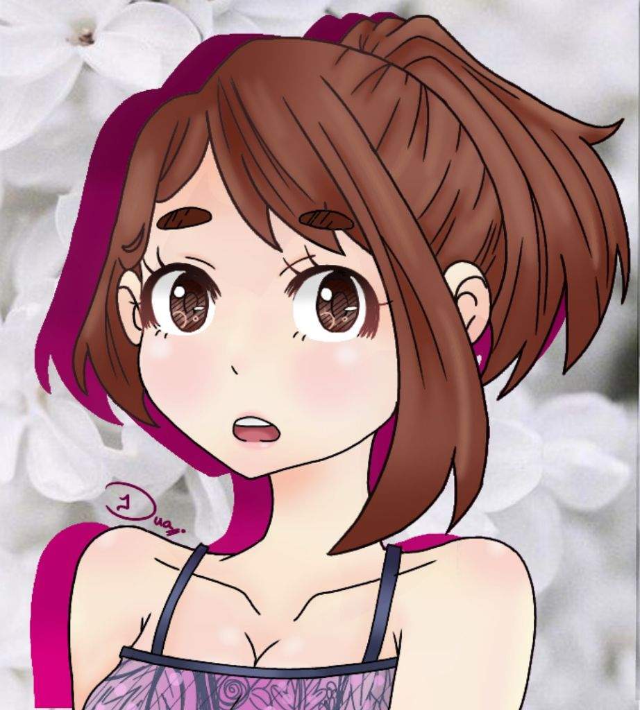 Ochako Uraraka || Digital Fanart | Anime Amino