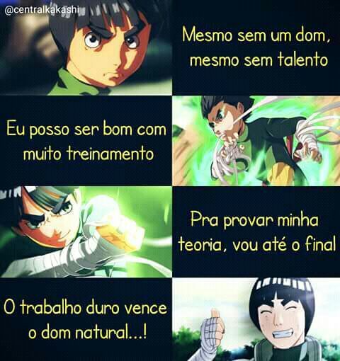 As frases de insetivos do Rock Lee. | Black Clover ☪️ Amino