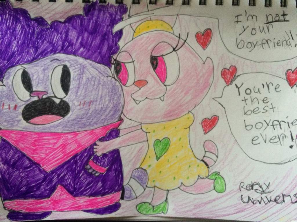 “I’m Not Your Boyfriend!!” (Chowder and Panini Fanart) Cartoon Amino