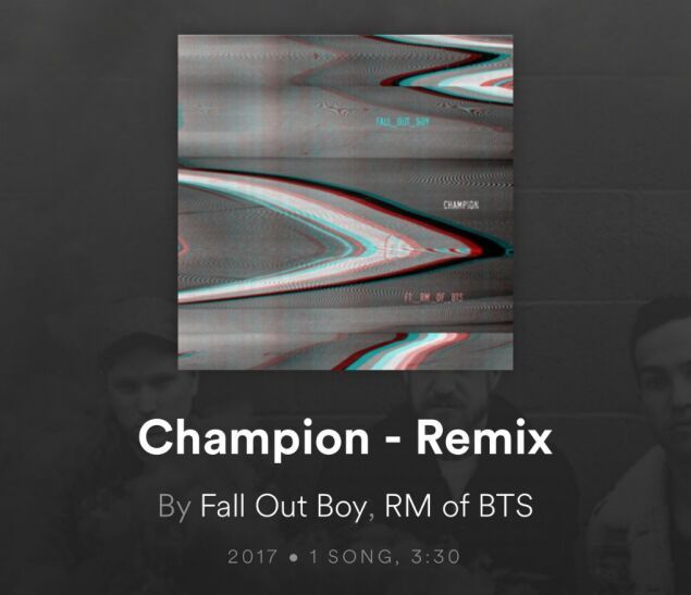 Out Boy 'Champion' featuring BTS' | ARMY's Amino
