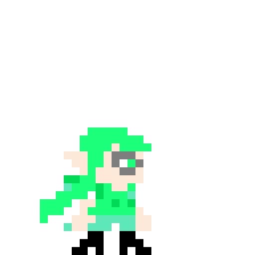 8 bit inkling pixel art | Splatoon Amino