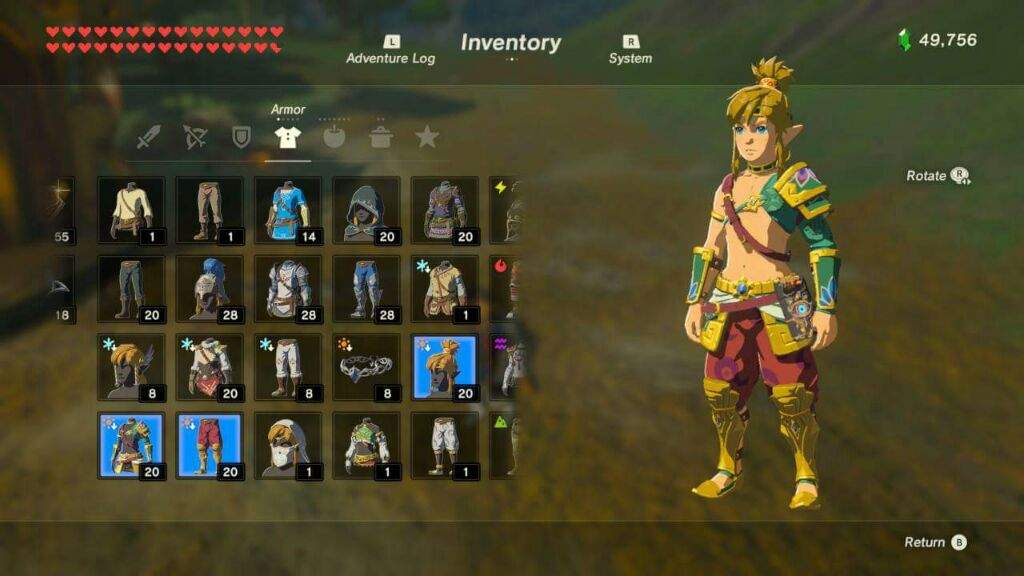 Top 5 favorite armor sets in Breath of the Wild Video Games Amino
