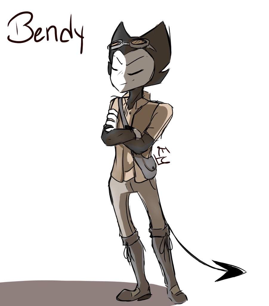 Bendy From Babtqftim(drawn By Me) | BnB: The Quest For Ink Machine Amino