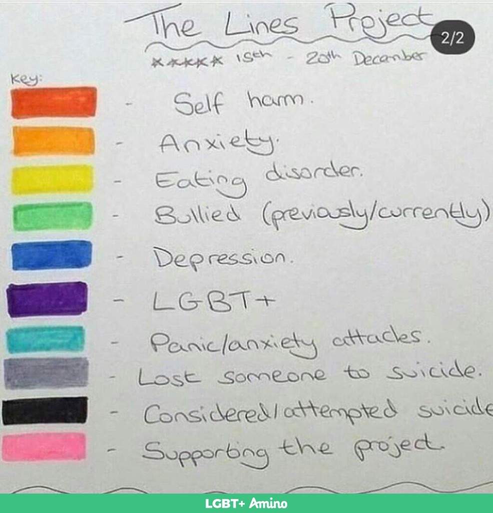 My Lines Project Lgbt Amino