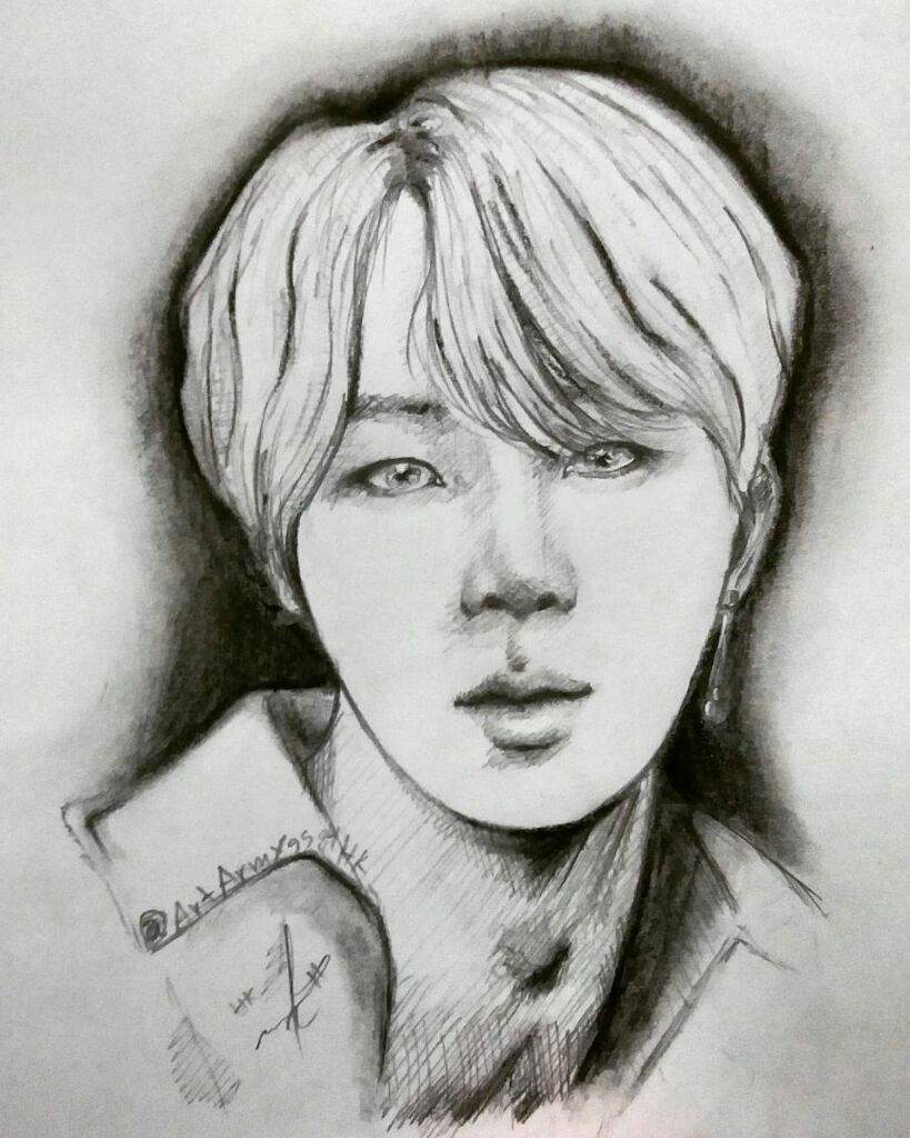 Jin fanart | ARMY's Amino